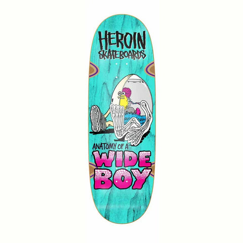 Heroin Skateboards Anatomy Of A Wide Boy Deck 10.4"