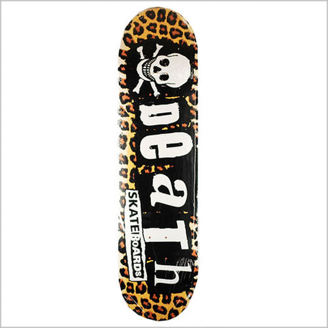 Death Skateboards Leopard Punk Deck 8.5"