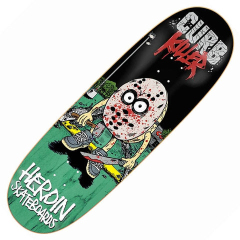 Heroin Skateboards Curb Killer Deck 10.0" - Personal Collection
