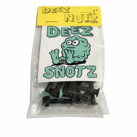 Deez Nutz (Deez Snotz) allen head bolts 1" Black