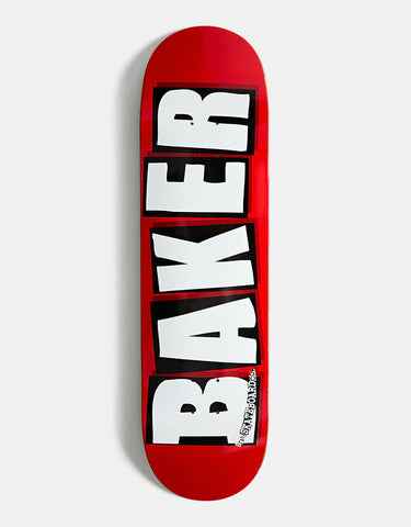 Baker Brand Logo Deck White 8.25”