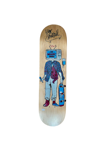 Forty Skateboard Marc Churchill signed 8.25”