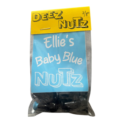 Deez Nutz Ellie's Baby Blue Nutz allen head bolts 7/8”