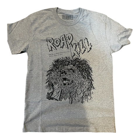 ROADKILL Skull and bones Tee Grey