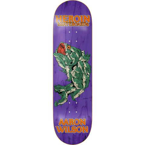 Heroin Skateboards Aaron Wilson Fish 8.75”
