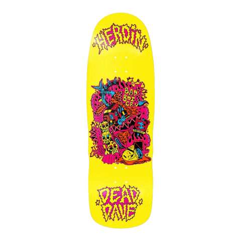 Heroin Skateboards Dead Dave Trainlines Deck 10.125”