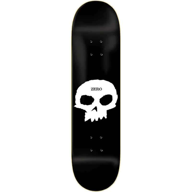 Zero Single Skull Skateboard Deck - 8.25"