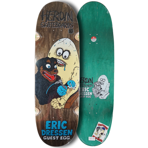 Heroin Skateboards Eric Dressen Guest Egg Deck 9.75" - Personal Collection
