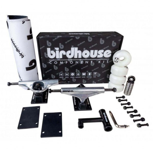 Birdhouse Component Kit Silver/Black 5.25"