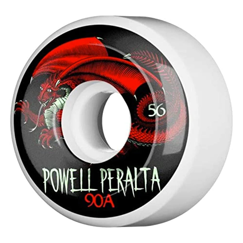 Powell Peralta Wheels Oval Dragon 4 90a White 56mm