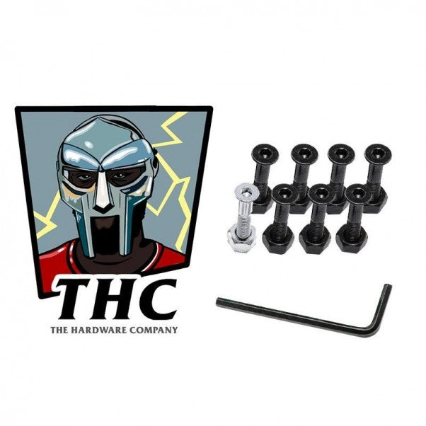 THC LTD The Hardware Company Silver Diamond Skateboard Hardware 1"